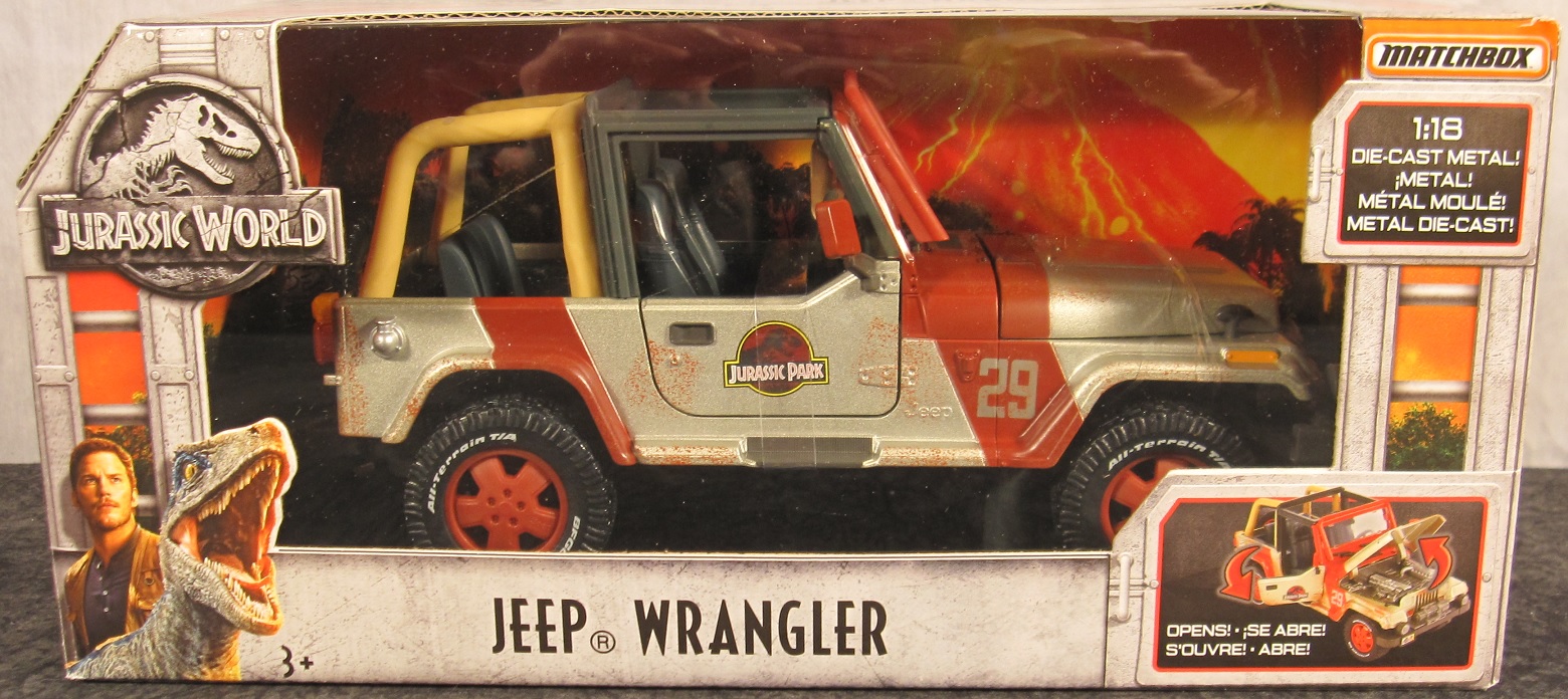 jurassic park jeep matchbox