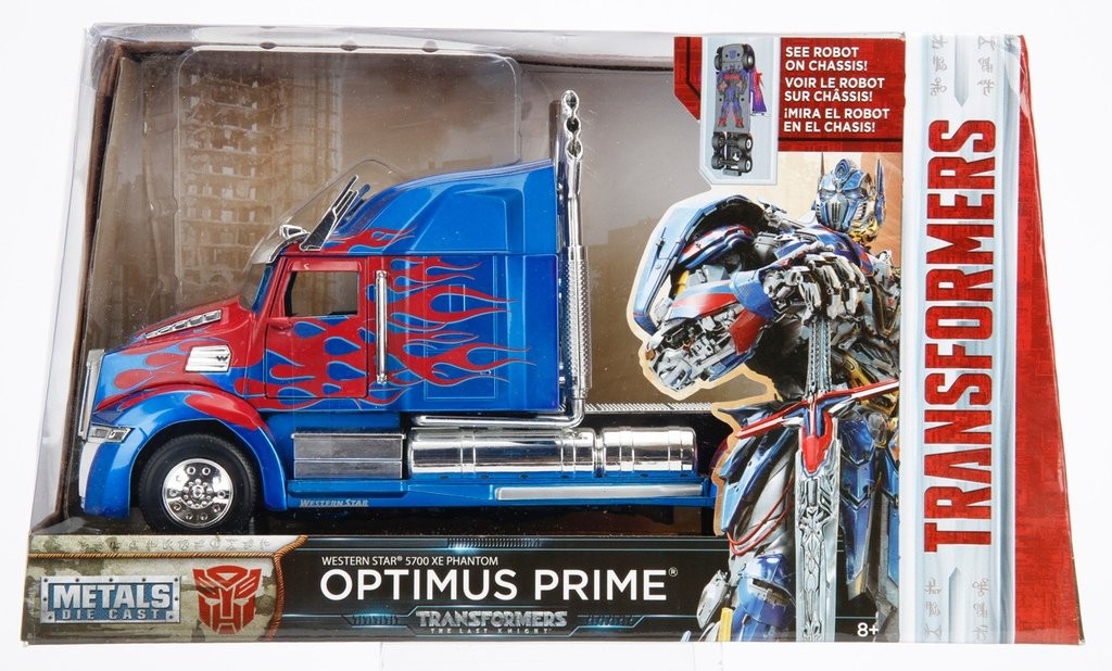 optimus prime semi truck toy