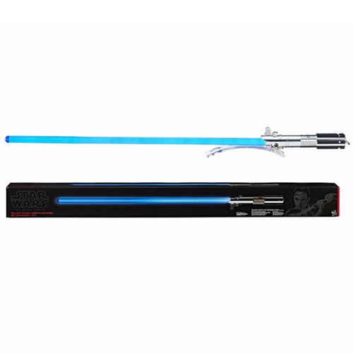 rey training lightsaber black series