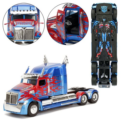 optimus prime semi truck toy