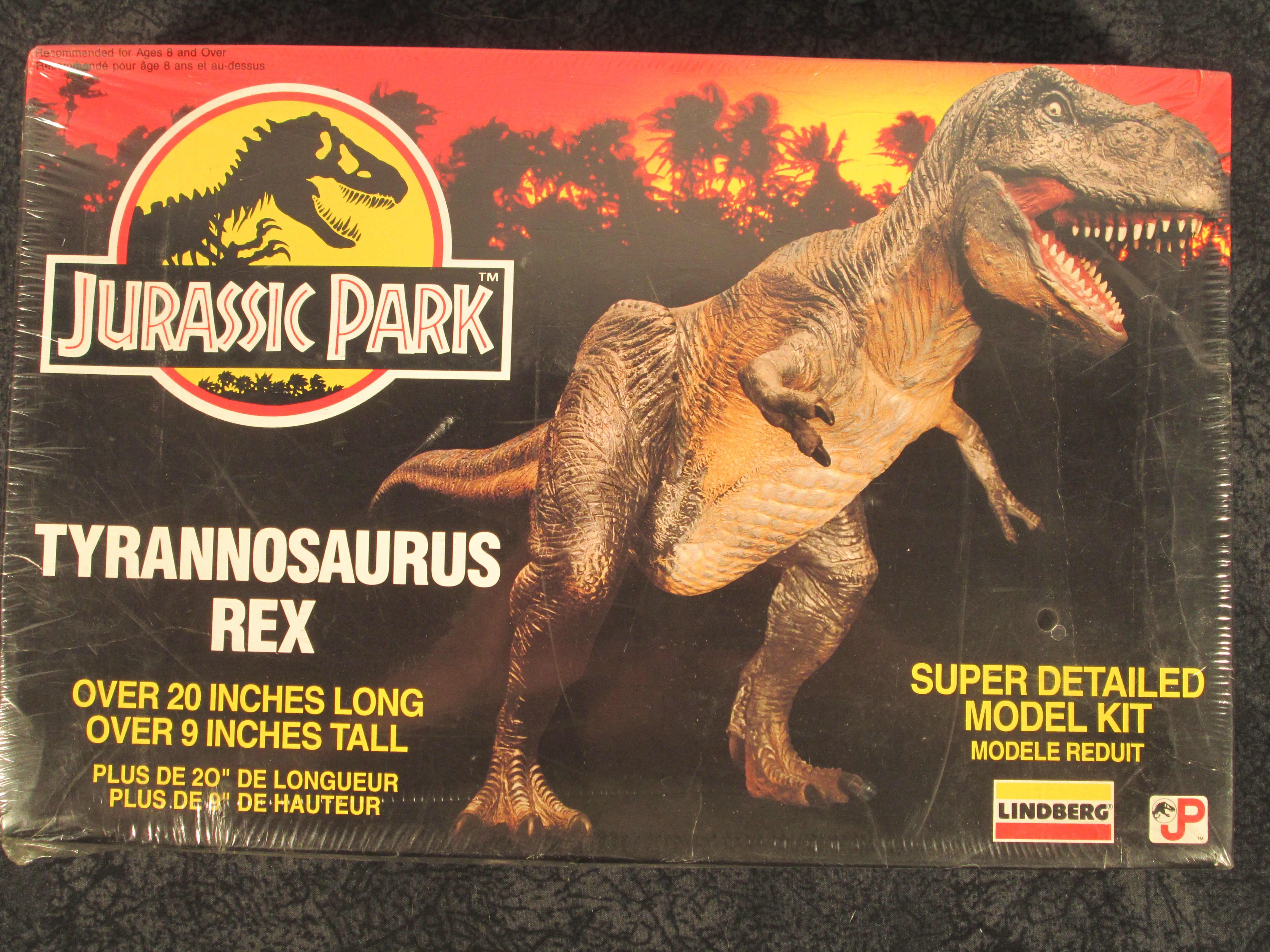 jurassic park t rex model kit vinyl