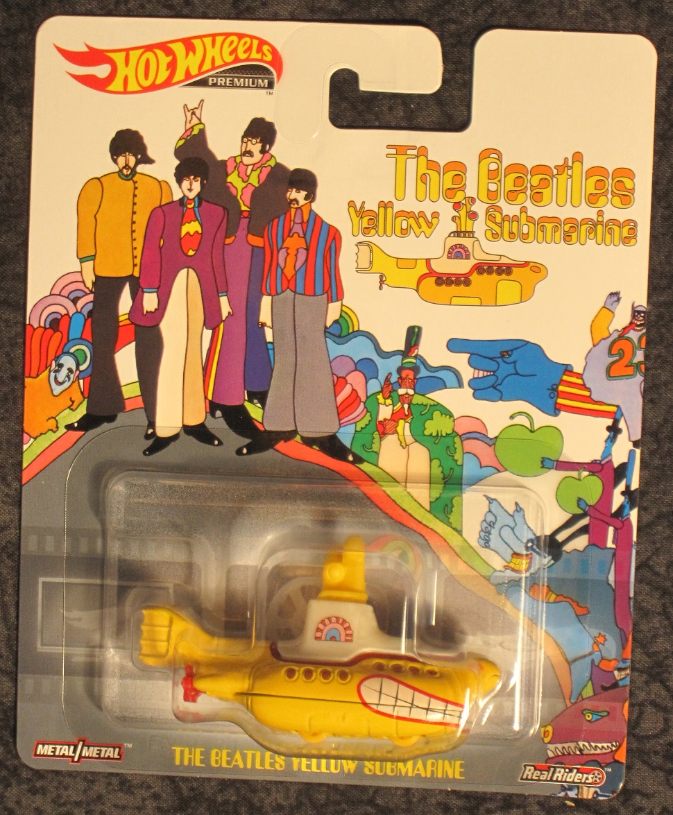 Hot Wheels - Beatles 1:64 scale Yellow Submarine Die-Cast ...