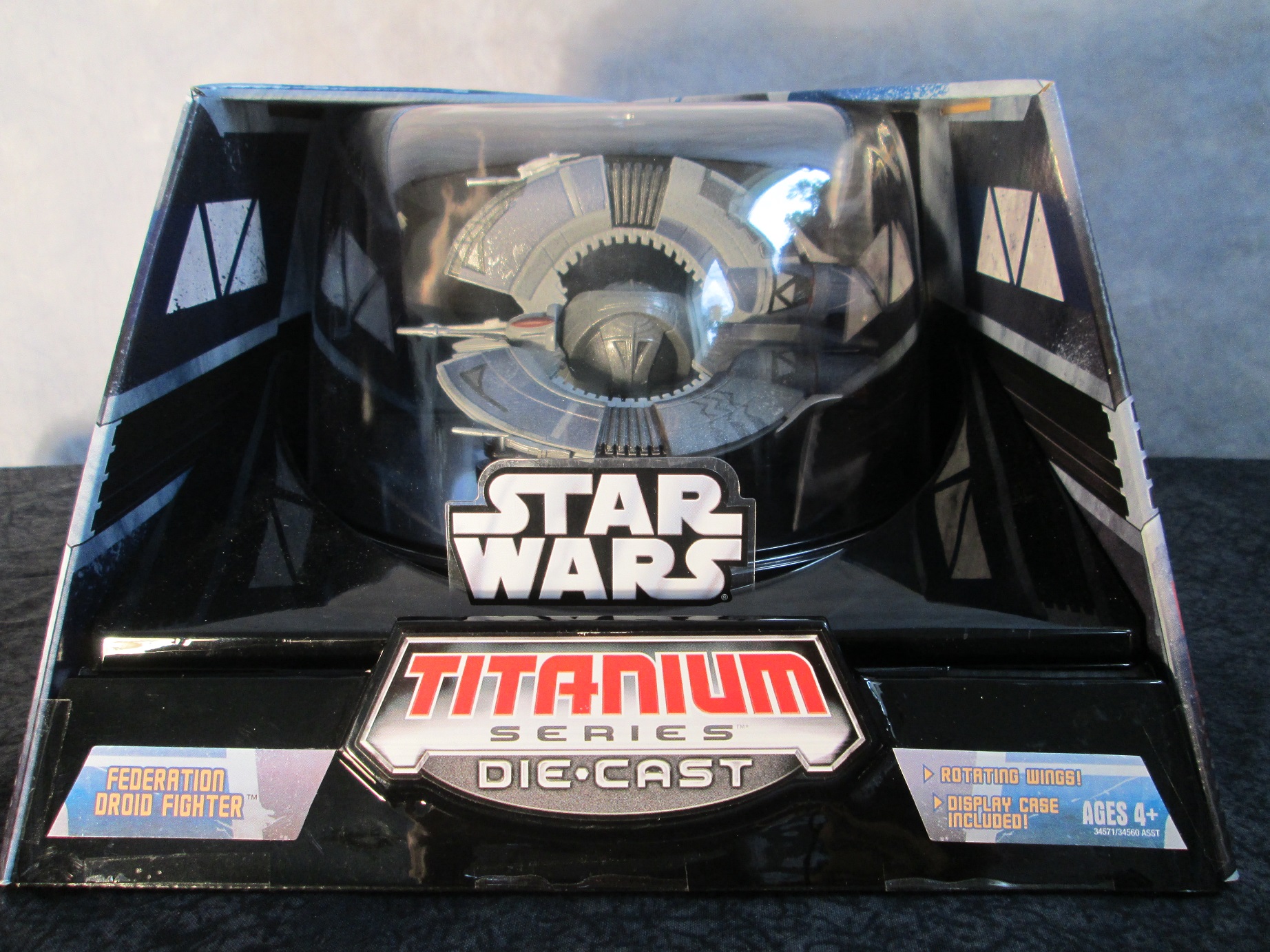 Hasbro - Star Wars Titanium Ultra Federation Tri-Droid Fighter #HTU-34571