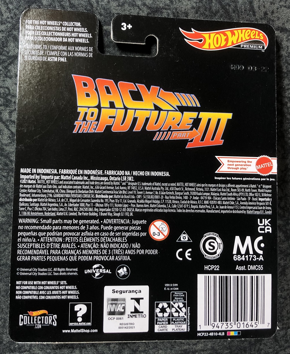 Hot wheels back to the future 3 on sale