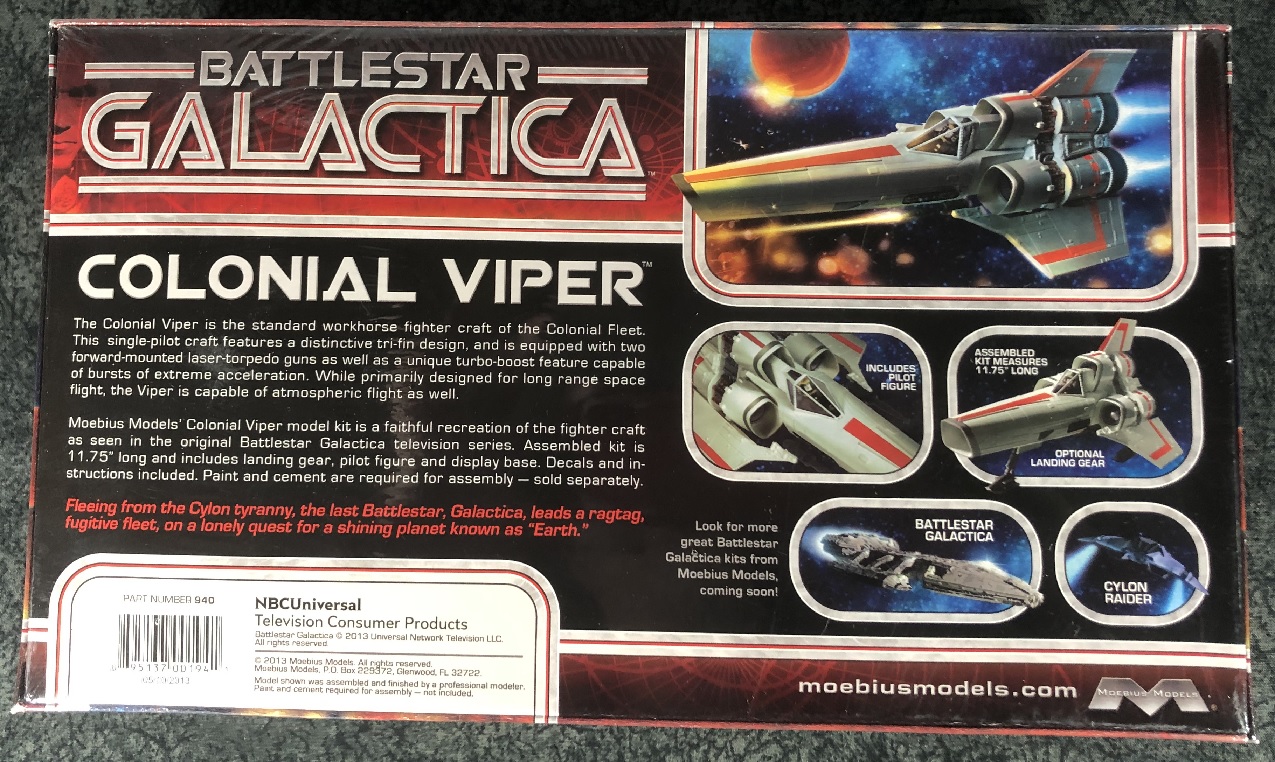 Moebius - Classic Battlestar Galactica 1:32 scale Colonial Viper 