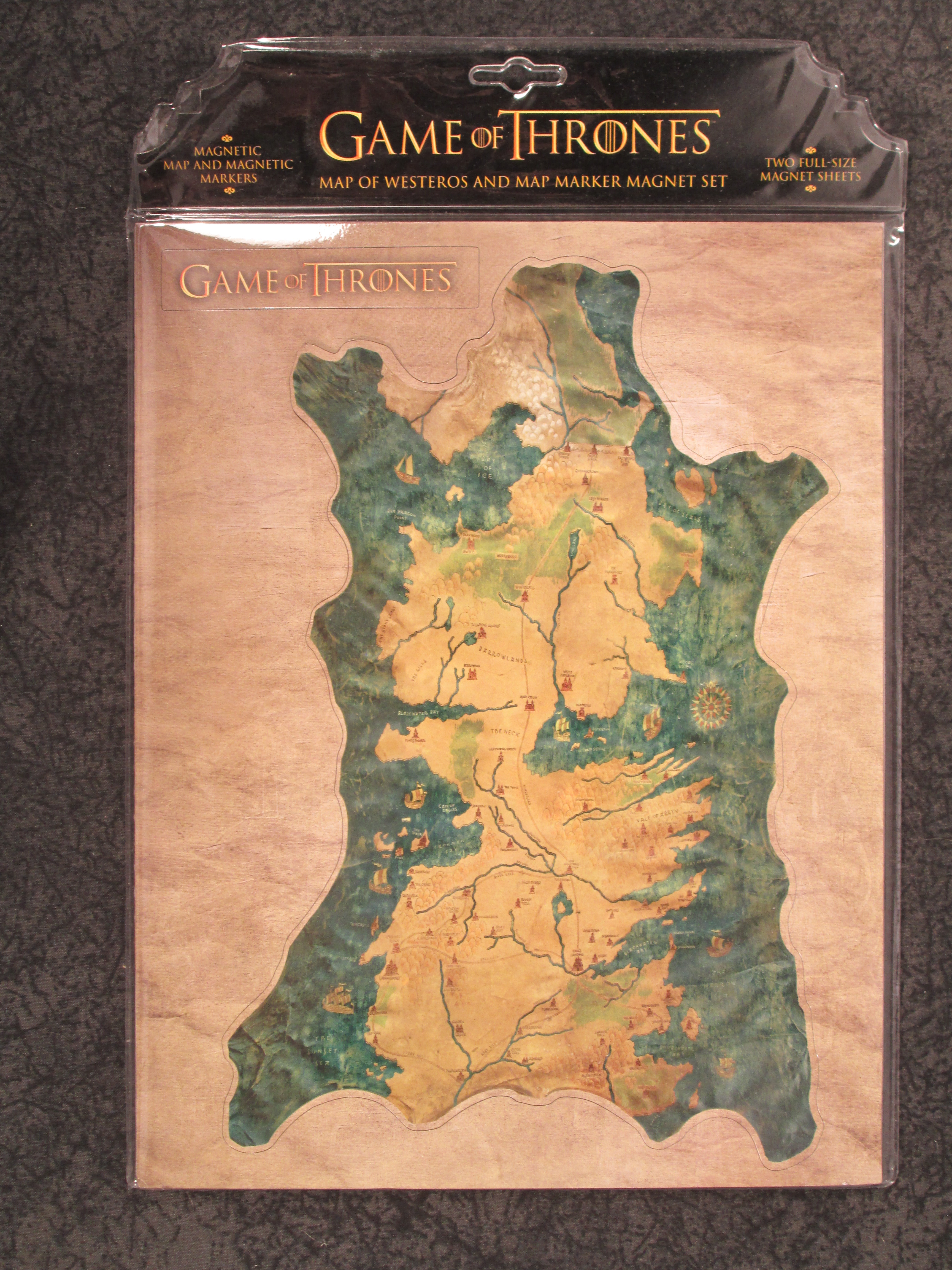 Dark Horse - Game Of Thrones Westeros Magnetic Map Set #DKH-26656