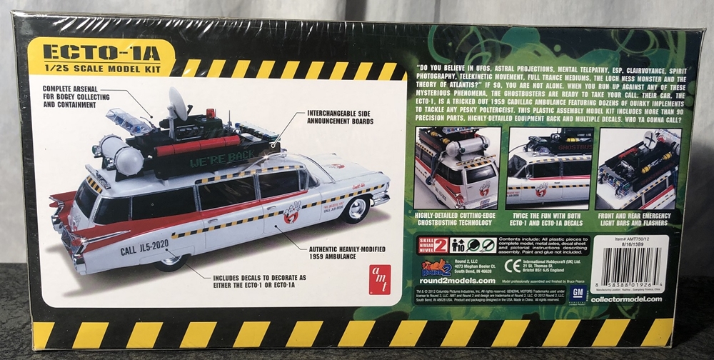 Ghostbusters Ecto-1A 1:25 Scale Model Kit - Haven of Horrors