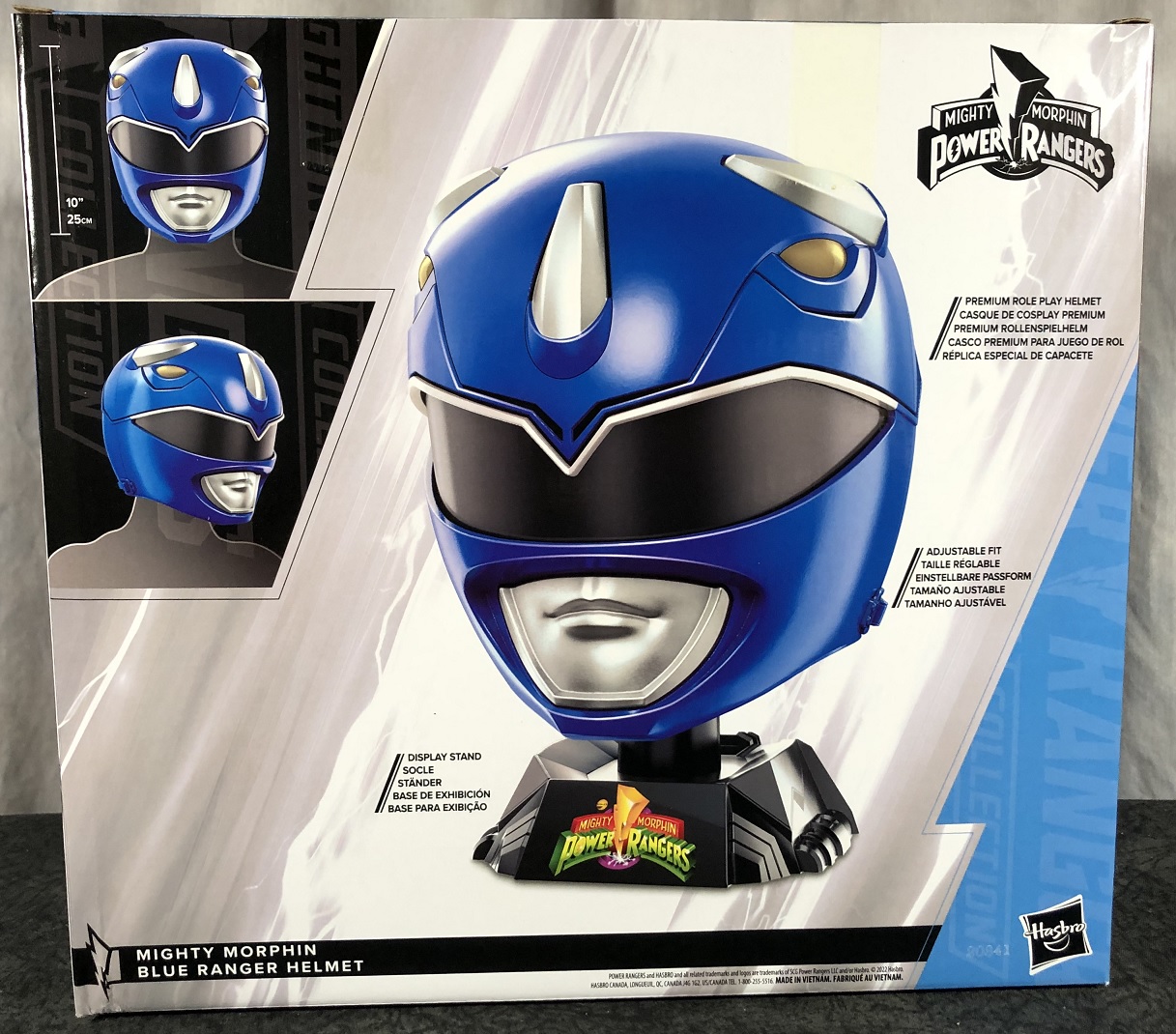 Blue Ranger Helmet Life-Size Prop MMPR Lightning cheapest Collection