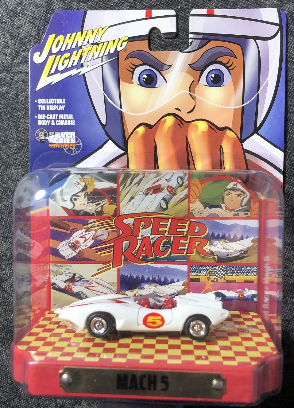 Johnny Lightning - Speed Racer 1:64 Mach 5 Die-Cast Vehicle with 