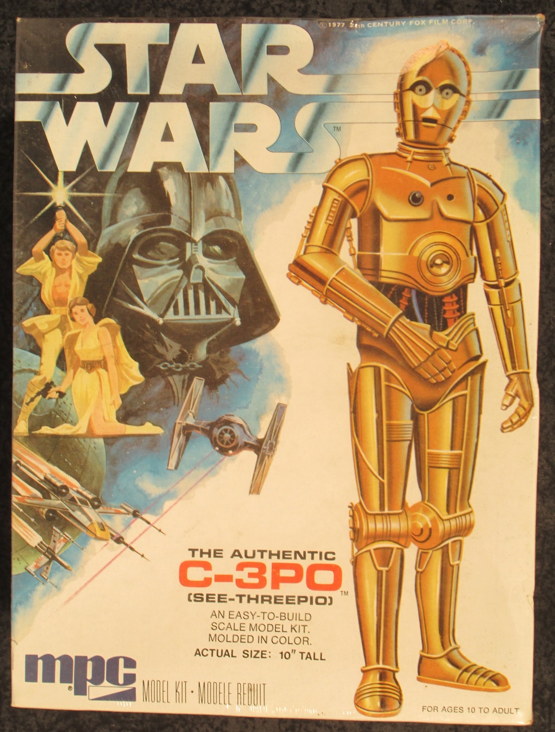 Vintage 1977 outlet Star Wars MPC C-3PO 10