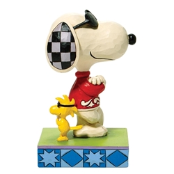 Peanuts Jim Shore Joe Cool and Woodstock Figure 