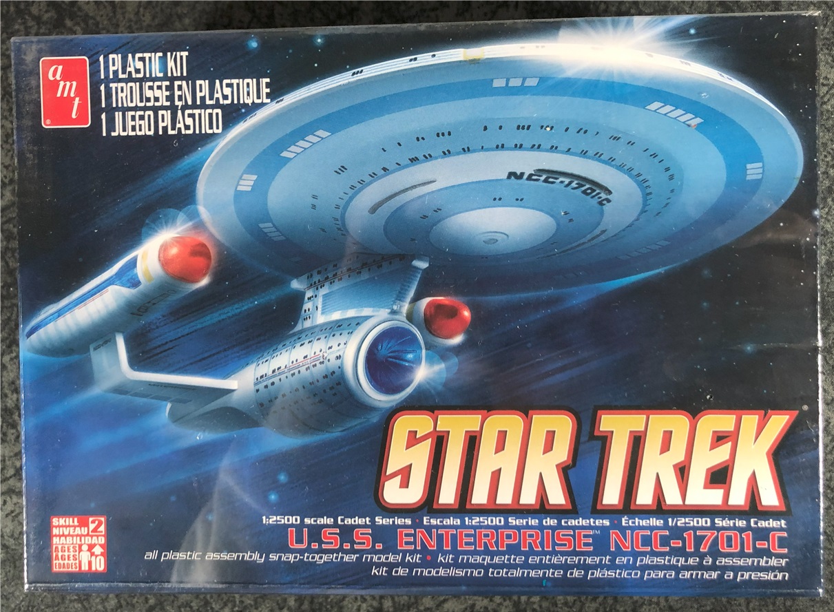 AMT - Star Trek 1:2500 Scale U.S.S. Enterprise NCC-1701-C Plastic 