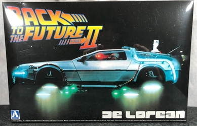 Back to the Future 2 1:24 Scale Delorean Time Machine Plastic Model Kit 