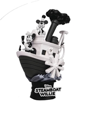 Disney 100th Anniversary Steamboat Willie Mickey Mouse D-Stage Statue 