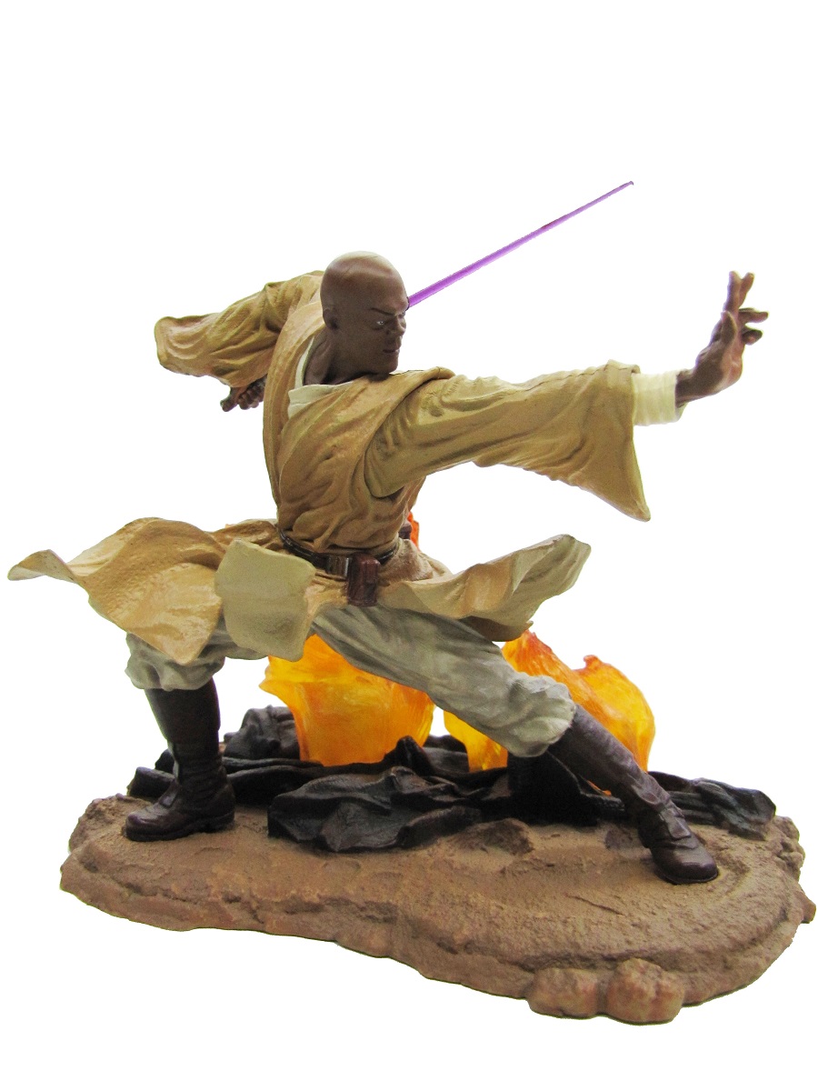 Star Wars Unleashed Mace Windu Attack on Geonosis Statue