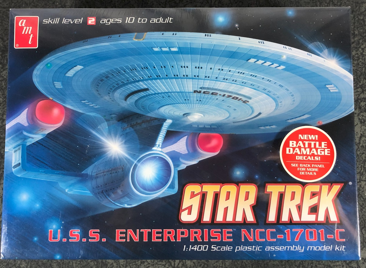 Star Trek 1:1400 Scale U.S.S. Enterprise NCC-1701-C Plastic Model Kit 