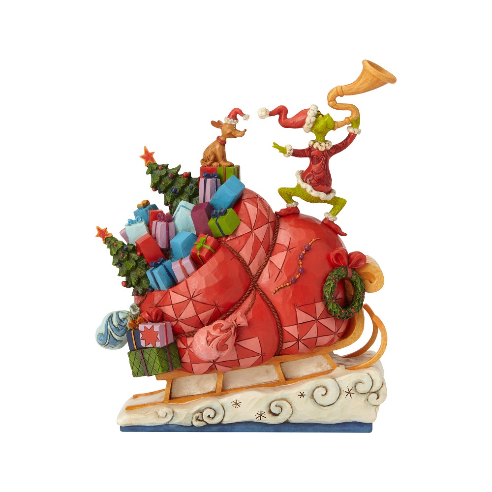 Enesco - Jim Shore How The Grinch Stole Christmas Sleigh Statue #ENS ...