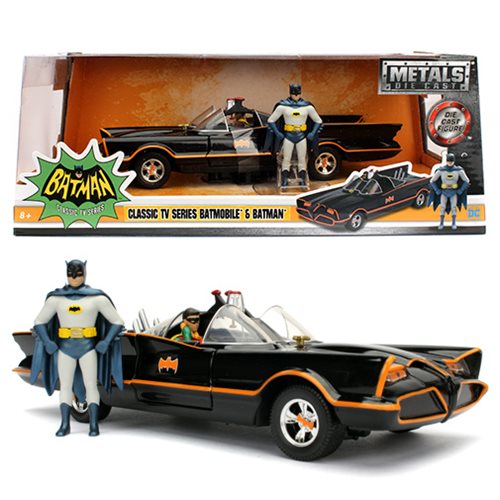 Batman The Dark Knight Tumbler Batmobile 1/24 avec figurines de Batman  METALS 98261